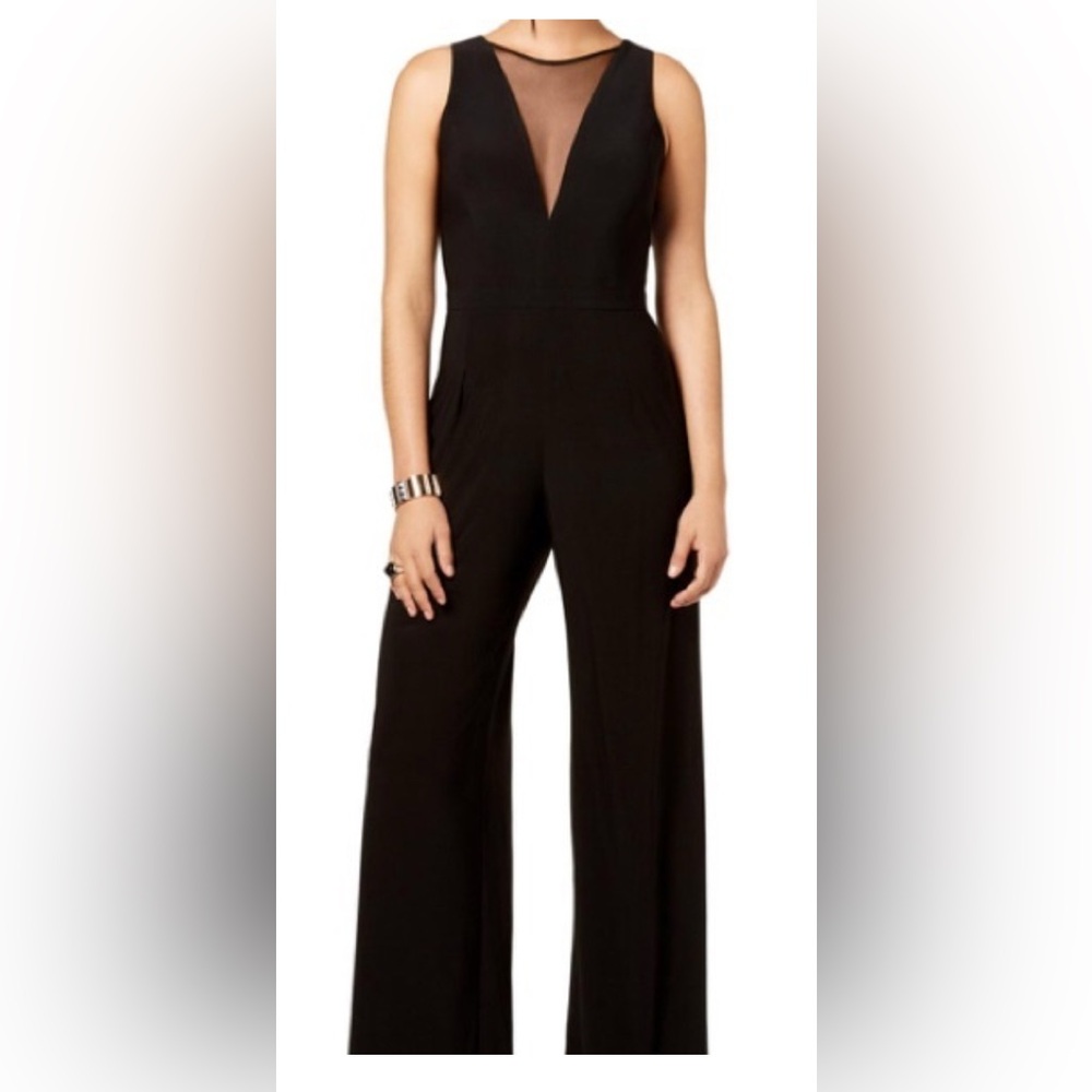 Elegant Black Jumpsuit - Size 10